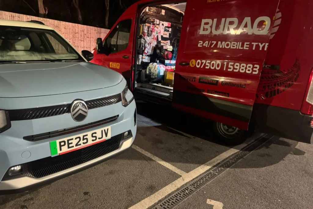 Emergency Tyre Change in Bolton